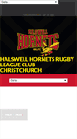 Mobile Screenshot of hornets.co.nz